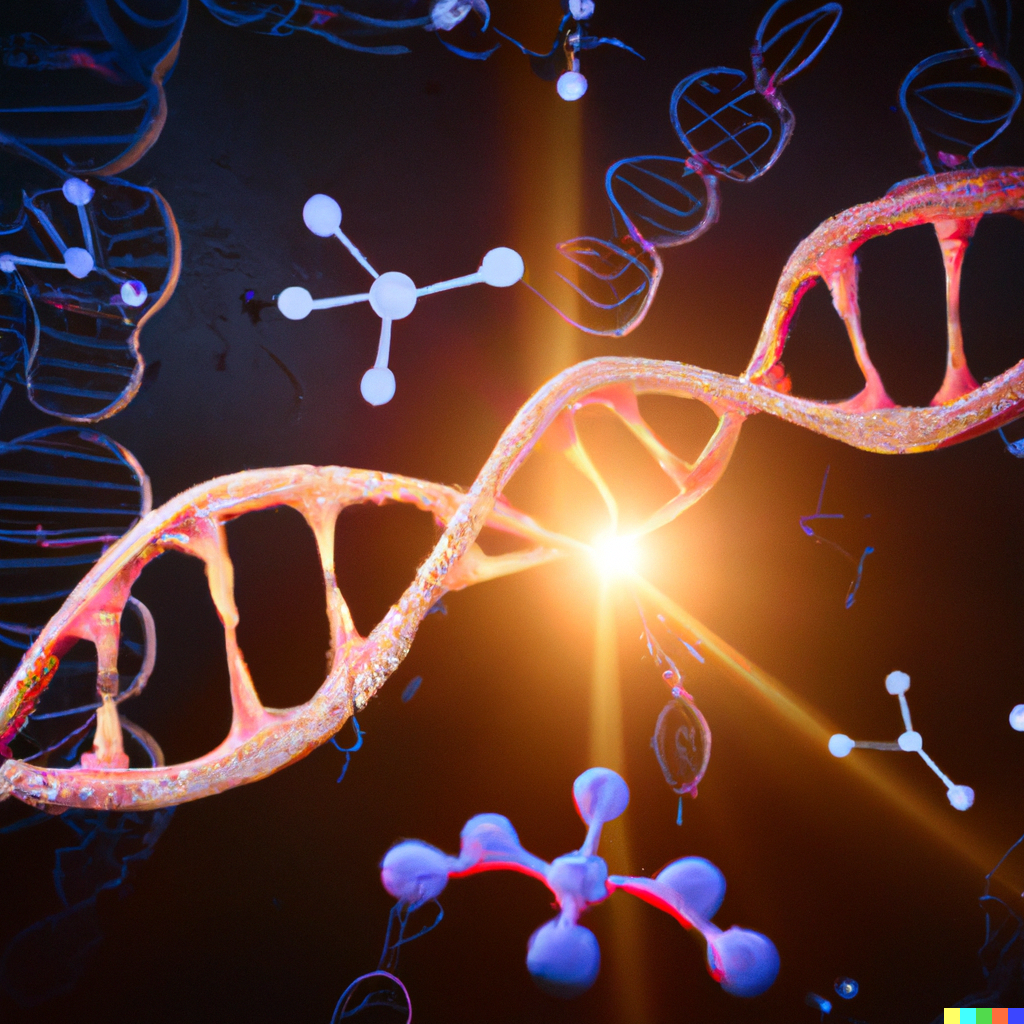 DALL·E 2023 01 22 18.08.33 DNA and neuron